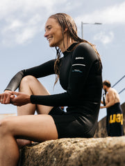 Women's Nieuwland 2mm Yulex® Long Sleeve Shorty Wetsuit