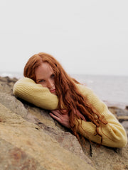 Women's Amy Powney + Finisterre Fisherman Rib Crew Neck Jumper
