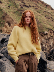 Women's Amy Powney + Finisterre Fisherman Rib Crew Neck Sweater