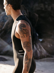 Nieuwland Ärmelloser Herren-Shorty-Wetsuit 2 mm Yulex® 
