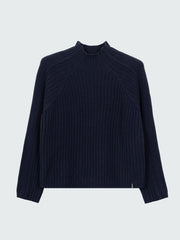 Women's Breakwater High Neck Ribbed Jumper