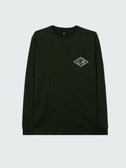 Diamond Logo Langarm-T-Shirt für Männer