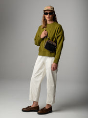 Awn Damen-Sweatshirt mit Rundhalsausschnitt