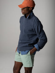 Escall Herren-Rundhalsstrick-Pullover