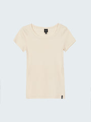 Powes geripptes Damen-T-Shirt