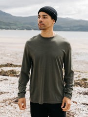 Seeker Merino Herren-Langarm-Top