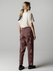 Yarrel Floral Marine Printed Damenhose 