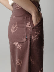 Yarrel Floral Marine Printed Damenhose 