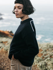 Women's Eva Contrast Stitch Jumper
