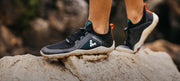 close up of the Vivobarefoot x Finisterre Primus Trail Knit