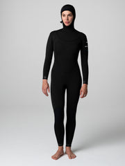 Women's Shearwater 4/3mm U-Zip Hooded Wetsuit