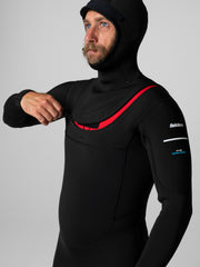 Men's Shearwater 5/4mm U-Zip Hooded Wetsuit