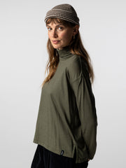 Seeker Merino High Neck Damen-T-Shirt