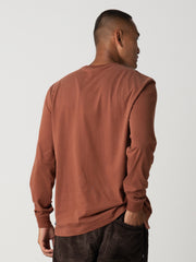 Harlyn Logo Langarm-T-Shirt für Männer